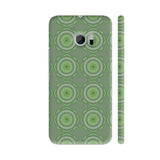 Abstract Green Flowers And Leaf HTC 10 / 10 Lifestyle Cover| Artist: Designer Chennai