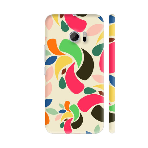 Abstract Multicolored Floral Illustration HTC 10 / 10 Lifestyle Cover| Artist: Designer Chennai