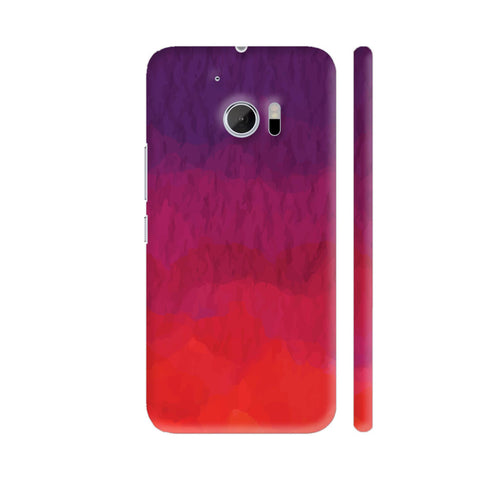 Abstract Shades Of Red HTC 10 / 10 Lifestyle Cover| Artist: Abhinav