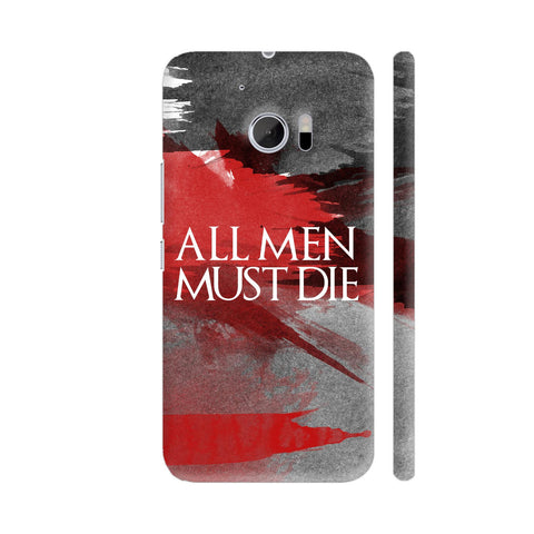All Men Must Die HTC 10 / 10 Lifestyle Cover| Artist: Abhinav
