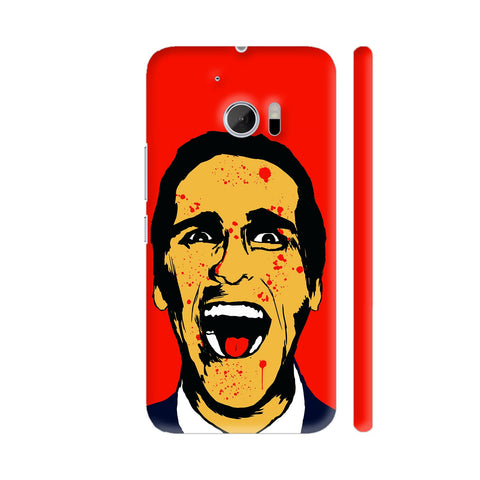 American Psycho On Red HTC 10 / 10 Lifestyle Cover| Artist: Kaushal Faujdar