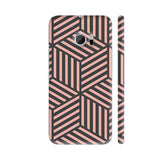 Ash And Pink Stripes HTC 10 / 10 Lifestyle Cover| Artist: Adeela Abdul Razak