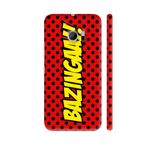 Bazingaa Red HTC 10 / 10 Lifestyle Cover| Artist: Abhinav