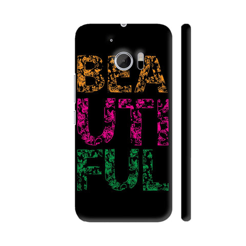 Beautiful On Black HTC 10 / 10 Lifestyle Cover| Artist: Designer Chennai