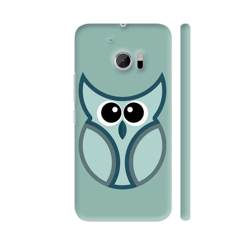 Big Eye Silver Owl HTC 10 / 10 Lifestyle Cover| Artist: Designer Chennai