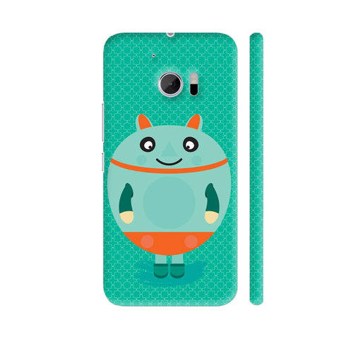 Big Fat Character On Green HTC 10 / 10 Lifestyle Cover| Artist: Designer Chennai