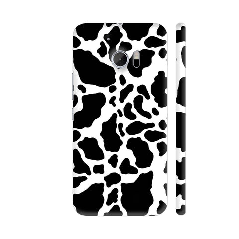 Black And White Cow Skin Pattern HTC 10 / 10 Lifestyle Cover| Artist: Looly Elzayat