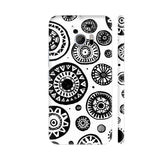 Black And White Earthen Circles HTC 10 / 10 Lifestyle Cover| Artist: Pritpal Singh