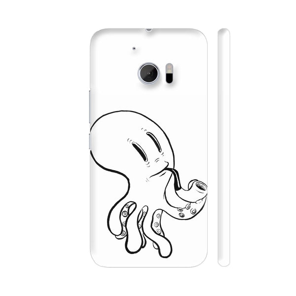 Black And White Octopus HTC 10 / 10 Lifestyle Cover| Artist: Pritpal Singh