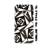 Black And White Square Tiles Pattern HTC 10 / 10 Lifestyle Cover| Artist: Avani