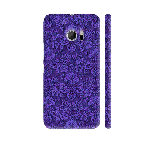 Blue Flower Wallpaper Style HTC 10 / 10 Lifestyle Cover| Artist: WonderfulDreamPicture