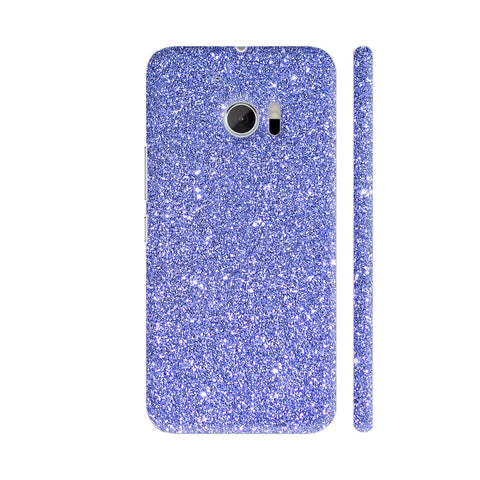 Blue Glitter Sparkley HTC 10 / 10 Lifestyle Cover| Artist: WonderfulDreamPicture