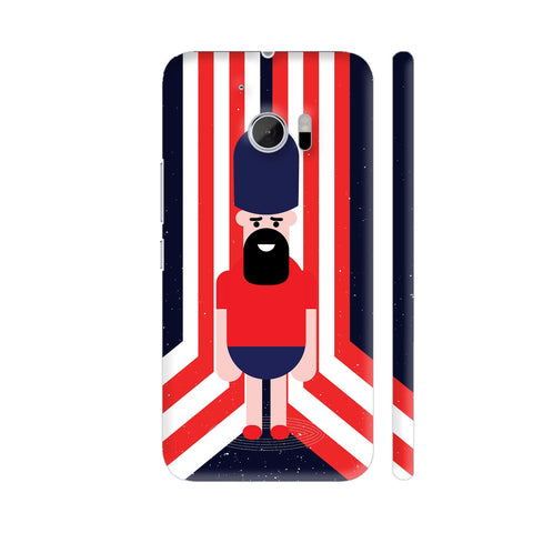 British Guard Cartoon HTC 10 / 10 Lifestyle Cover| Artist: Designer Chennai