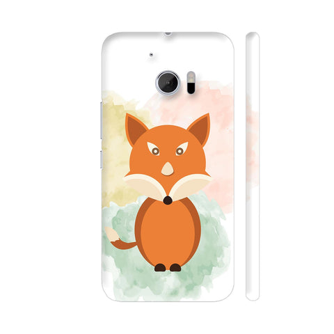 Brown Little Fox HTC 10 / 10 Lifestyle Cover| Artist: Designer Chennai