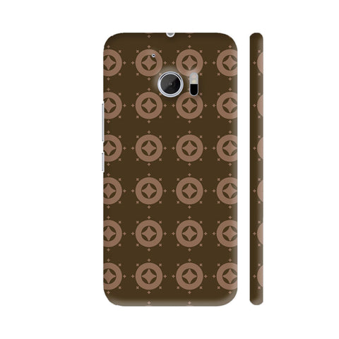 Brown Tile Seamless Pattern HTC 10 / 10 Lifestyle Cover| Artist: Designer Chennai