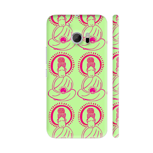 Buddha Meditation On Green HTC 10 / 10 Lifestyle Cover| Artist: Woodle Doodle