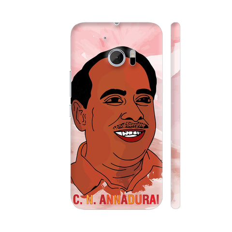 C N Annadurai Painting In Watercolor HTC 10 / 10 Lifestyle Cover| Artist: Designer Chennai