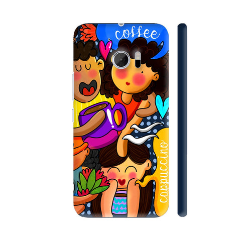 Cappuccino Hot Coffee Love HTC 10 / 10 Lifestyle Cover| Artist: Woodle Doodle