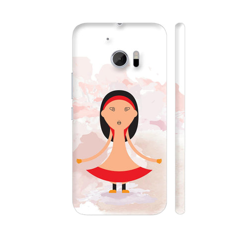 Cartoon Girl Model HTC 10 / 10 Lifestyle Cover| Artist: Designer Chennai