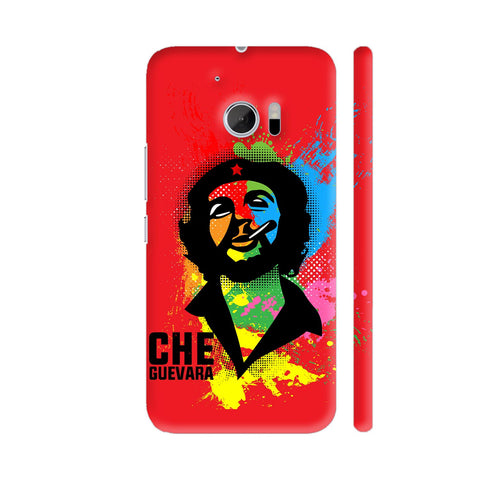 Che Guevara Painting On Red HTC 10 / 10 Lifestyle Cover| Artist: Designer Chennai