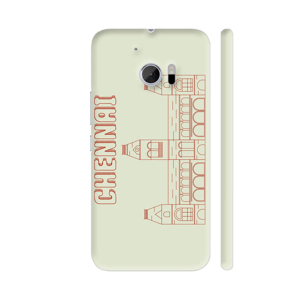 Chennai Line Art HTC 10 / 10 Lifestyle Cover| Artist: Designer Chennai