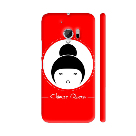 Chinese Queen On Red HTC 10 / 10 Lifestyle Cover| Artist: Designer Chennai