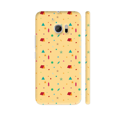 Christmas Geometric Objects HTC 10 / 10 Lifestyle Cover| Artist: Designer Chennai