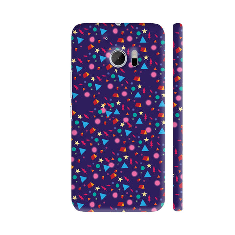 Christmas Tree And Geometric Objects HTC 10 / 10 Lifestyle Cover| Artist: Designer Chennai