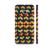Colorful Geometric Leaves HTC 10 / 10 Lifestyle Cover| Artist: Designer Chennai