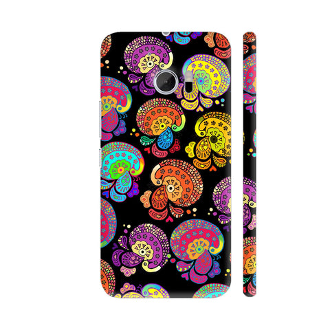 Colorful Peacocks Artwork HTC 10 / 10 Lifestyle Cover| Artist: Sangeetha