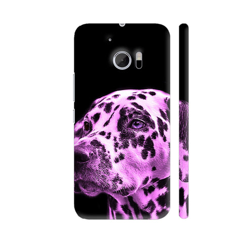 Colorful Purple Dog Pet HTC 10 / 10 Lifestyle Cover| Artist: WonderfulDreamPicture