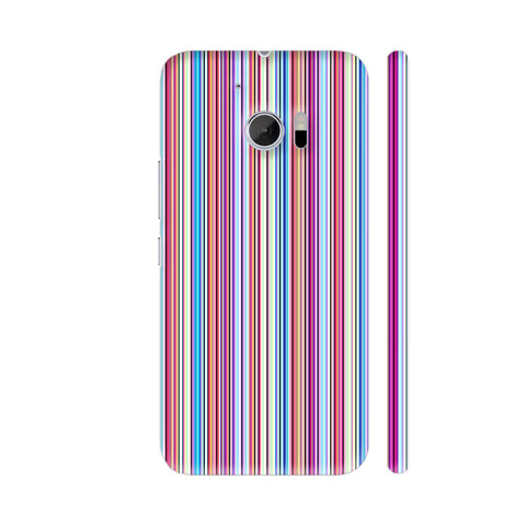 Colorful Vertical Pink Lines HTC 10 / 10 Lifestyle Cover| Artist: WonderfulDreamPicture