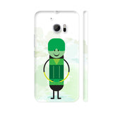 Cool Modern Green Man HTC 10 / 10 Lifestyle Cover| Artist: Designer Chennai