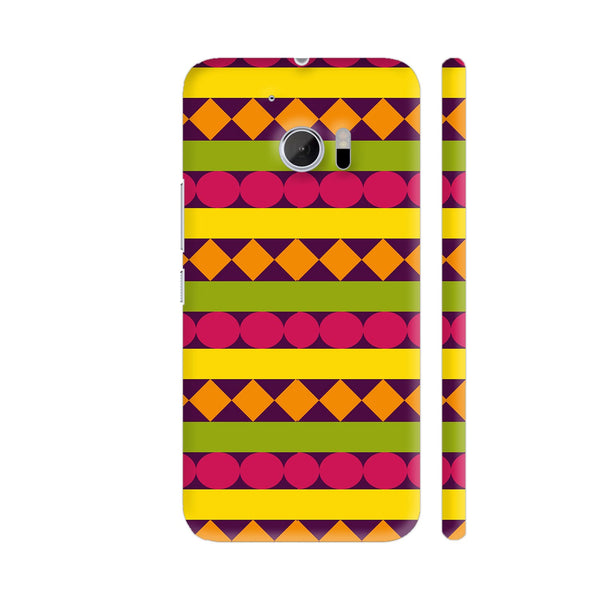 Cool Pattern With Simple Shapes HTC 10 / 10 Lifestyle Cover| Artist: Sangeetha