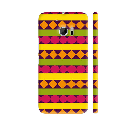 Cool Pattern With Simple Shapes HTC 10 / 10 Lifestyle Cover| Artist: Sangeetha