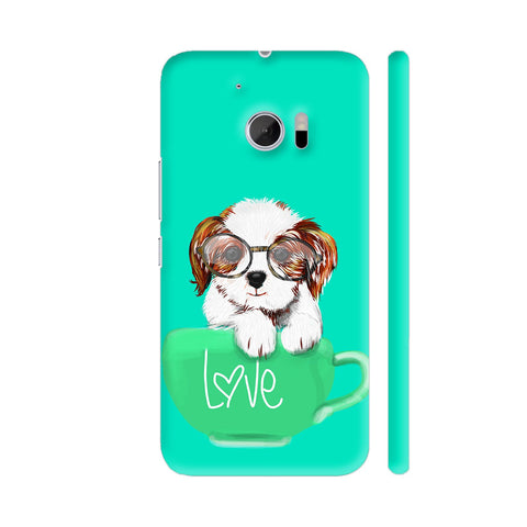 Cute Dog HTC 10 / 10 Lifestyle Cover| Artist: Abhijeet Sinha