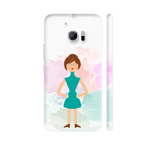 Cute Fashionable Girl HTC 10 / 10 Lifestyle Cover| Artist: Designer Chennai