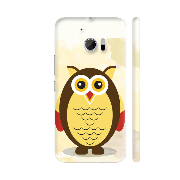 Cute Fat Geometric Owl HTC 10 / 10 Lifestyle Cover| Artist: Designer Chennai
