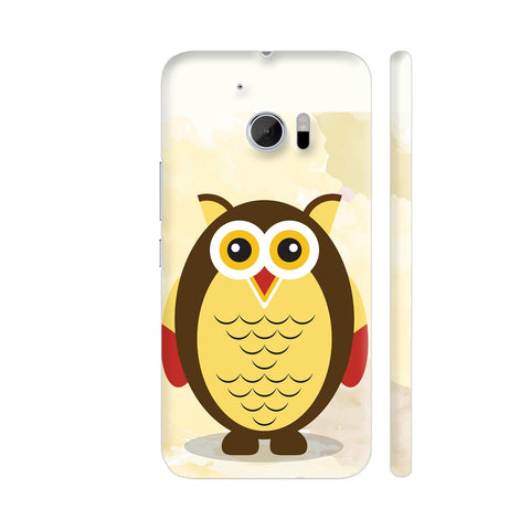 Cute Fat Geometric Owl HTC 10 / 10 Lifestyle Cover| Artist: Designer Chennai
