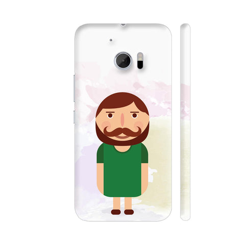 Cute Little Boy Cartoon HTC 10 / 10 Lifestyle Cover| Artist: Designer Chennai