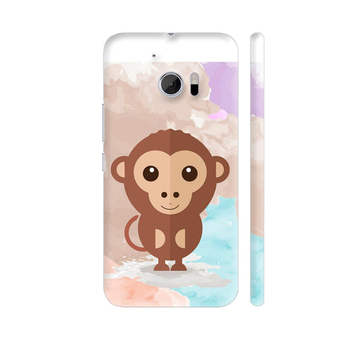 Cute Monkey HTC 10 / 10 Lifestyle Cover| Artist: Designer Chennai