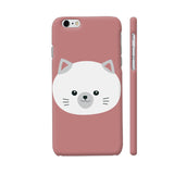 Colorpur Cute White Kitty With Gray Ears Apple iPhone 6 plus / 6s plus | Artist: Ashok
