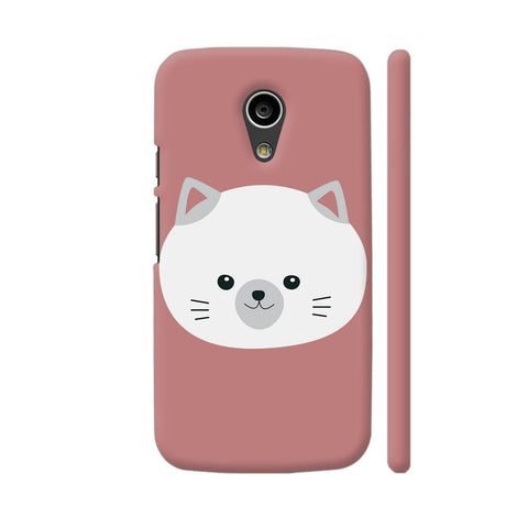 Colorpur Cute White Kitty With Gray Ears Motorola Moto G2 | Artist: Ashok