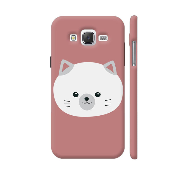 Colorpur Cute White Kitty With Gray Ears Samsung Galaxy J2 | Artist: Ashok