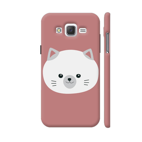 Colorpur Cute White Kitty With Gray Ears Samsung Galaxy J2 | Artist: Ashok