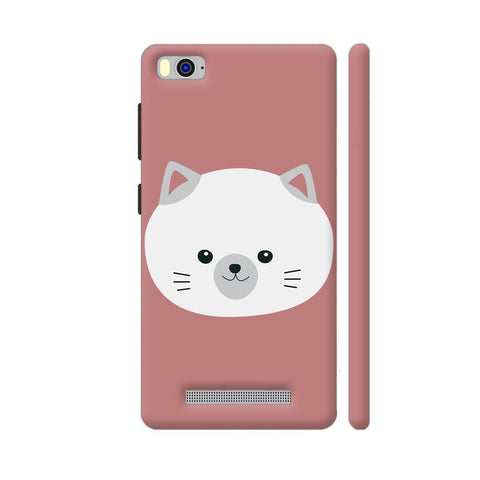 Colorpur Cute White Kitty With Gray Ears Xiaomi Mi 4i | Artist: Ashok