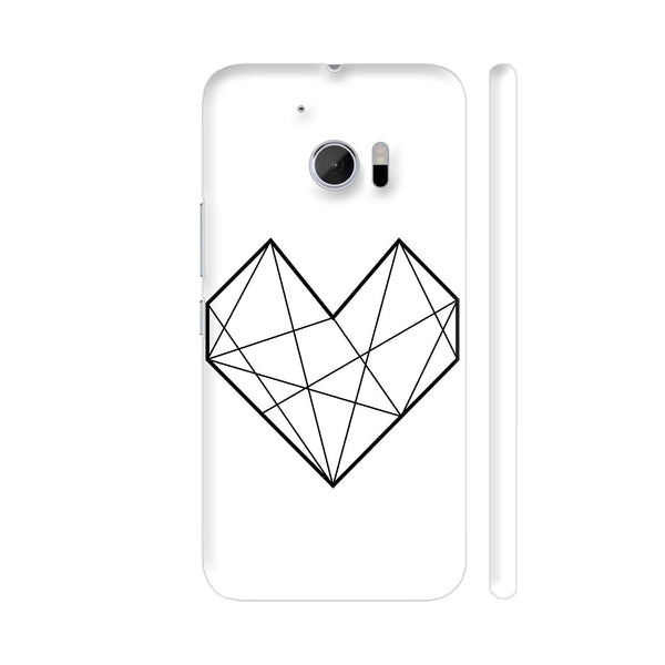 Diamond Heart Stroke HTC 10 / 10 Lifestyle Cover| Artist: Adeela Abdul Razak