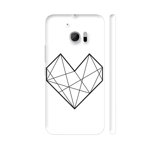 Diamond Heart Stroke HTC 10 / 10 Lifestyle Cover| Artist: Adeela Abdul Razak