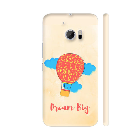 Dream Big Orange Parachute HTC 10 / 10 Lifestyle Cover| Artist: Vanshika