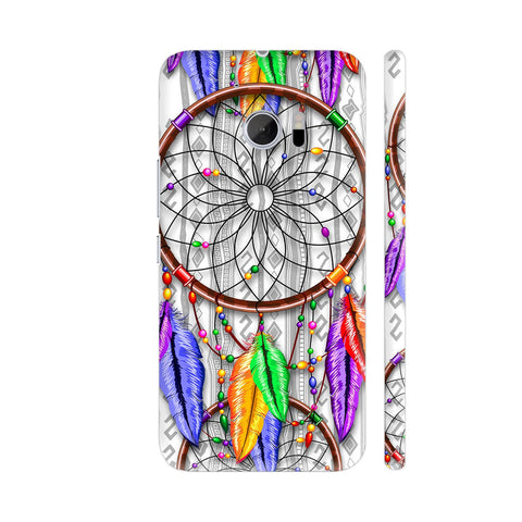 Dreamcatcher Rainbow Feathers HTC 10 / 10 Lifestyle Cover| Artist: BluedarkArt